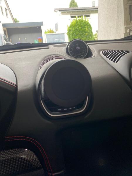 RS-Mount, fahrzeugspezifischer Handyhalter passend für Porsche Cayman 718 ab Baujahr 2016, Made in Germany